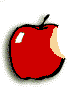 An apple being eaten; my first animated gif